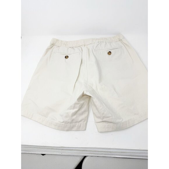Quaker Marine Supply Womens Belted Utility Shorts Cotton Off White Medium - Picture 3 of 7
